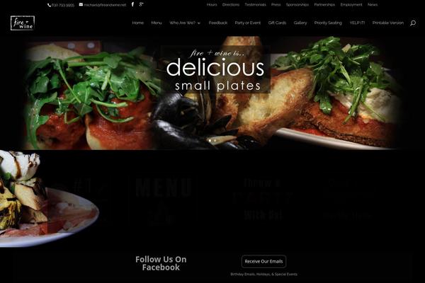 Divi theme site design template sample