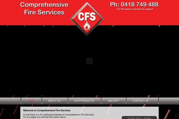 Cfs theme site design template sample