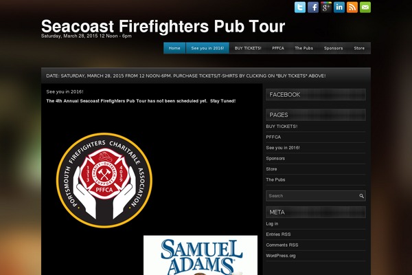 firefighterspubtour.com site used Markoni