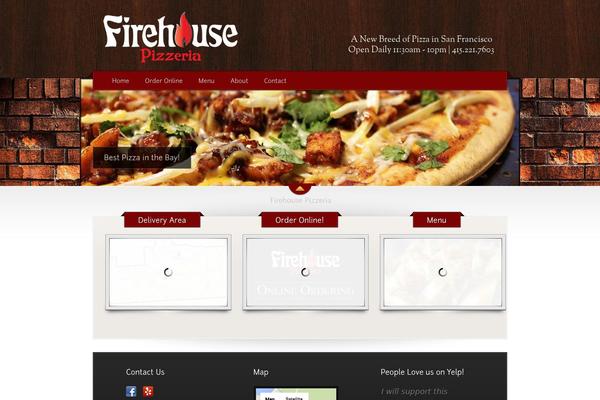 The Restaurant theme site design template sample