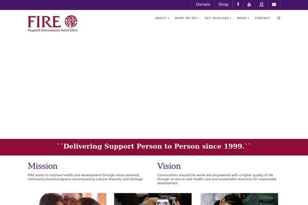 Born-to-give theme site design template sample