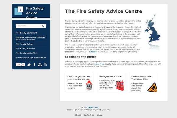 firesafe.org.uk site used Firesaferesponsive
