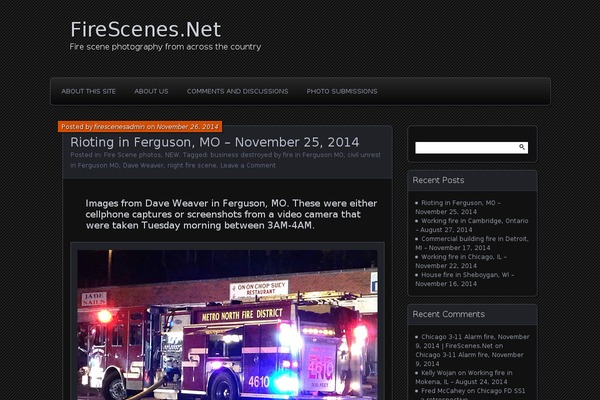 firescenes.net site used Parament