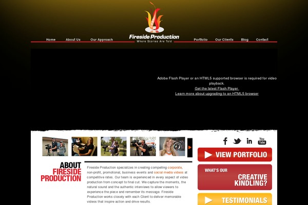 firesideproduction.com site used Fireside