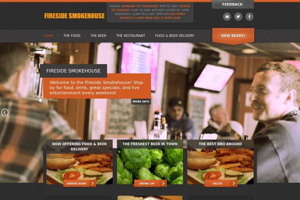 Bistro-responsive_foodie_app-theme theme site design template sample