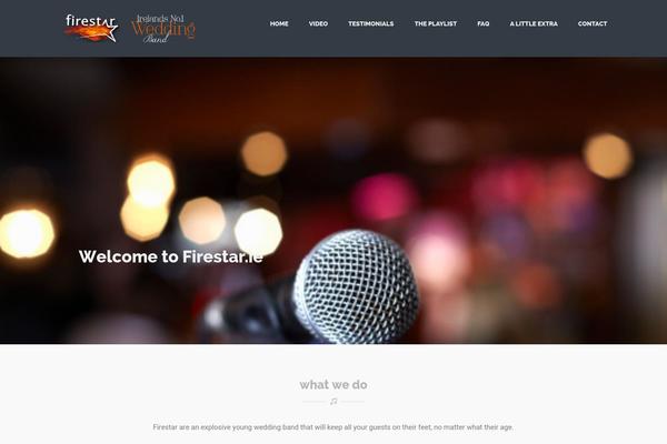 firestar.ie site used Slowavewptheme