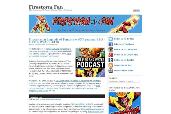 firestormfan.com site used Primepress.1.3.1