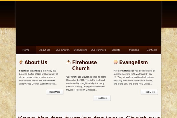 firestormministries.net site used Theme1402