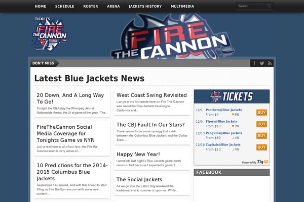 WordPress website example screenshot