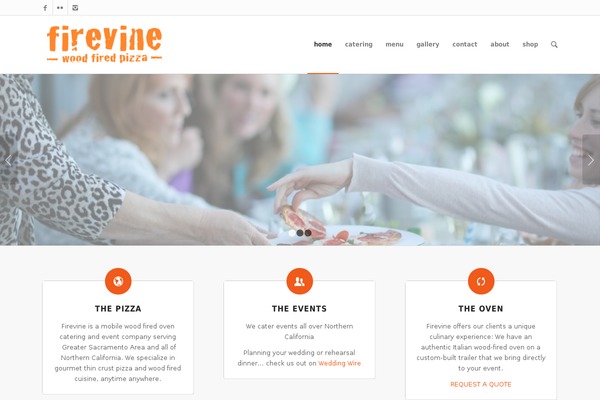 WordPress website example screenshot