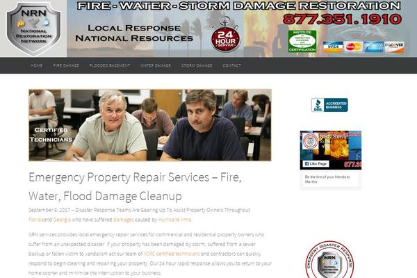 WordPress website example screenshot