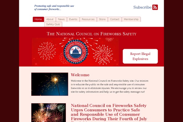 fireworkssafety.org site used Ice-cream-dream