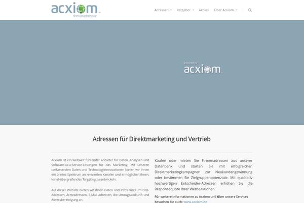 firmenadressen-datenbank.de site used Theme1290