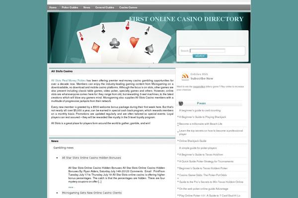 first-online-casino-directory.com site used Topcasinos8