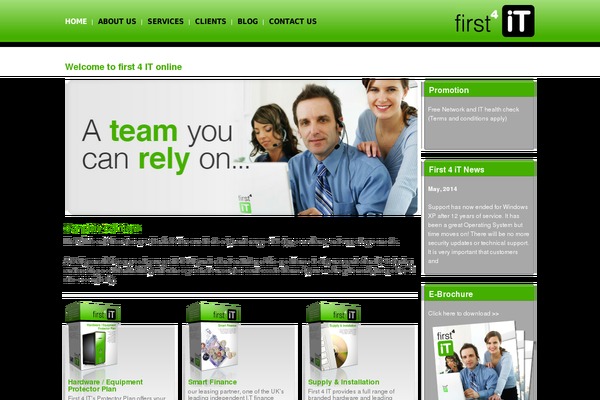 Web4it theme site design template sample