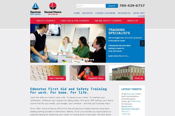 firstaidsafetytraining.ca site used Spectrum-theme