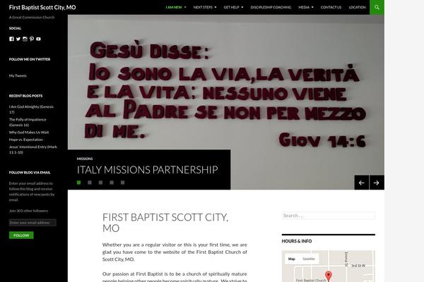 WordPress website example screenshot