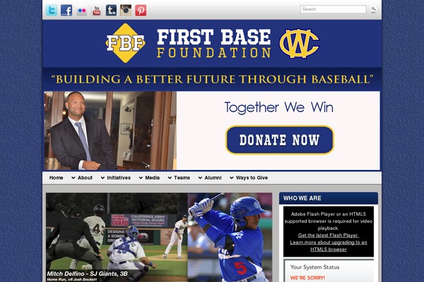 firstbasefoundation.org site used Denorious