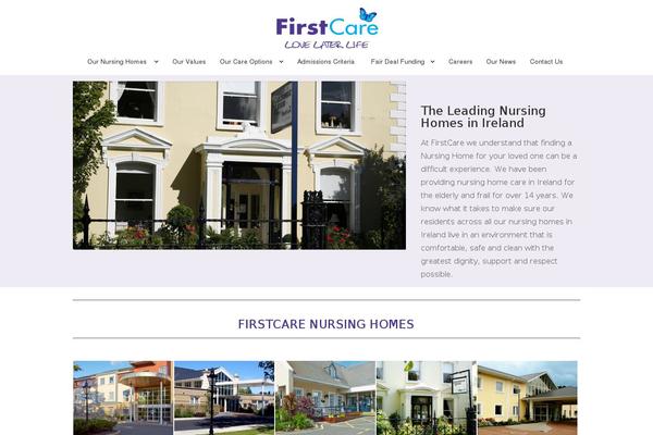 firstcare.ie site used First-care