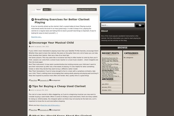 WordPress website example screenshot