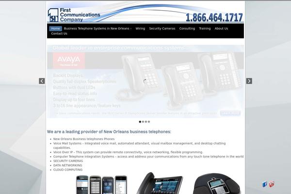 firstcommunications.com site used Canvas