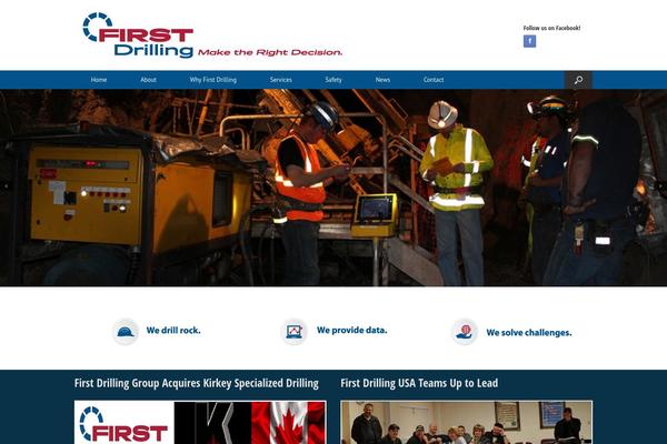 Vantage theme site design template sample