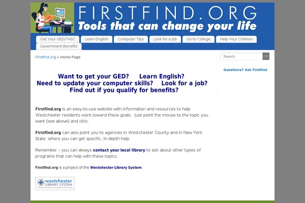 WordPress website example screenshot
