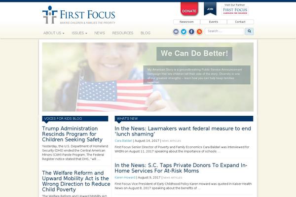 firstfocus.org site used Firstfocus