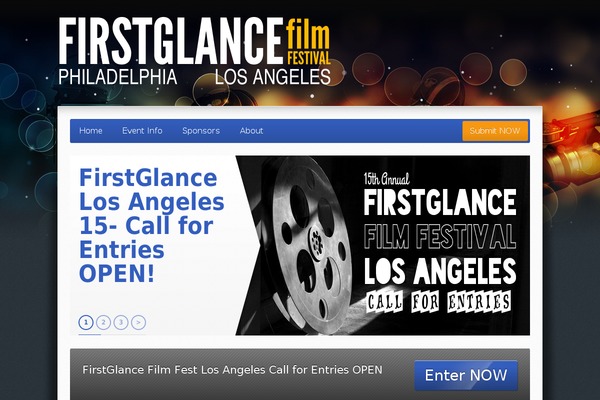 firstglancefilms.com site used Expo18 Responsive Event Conference WordPress Theme