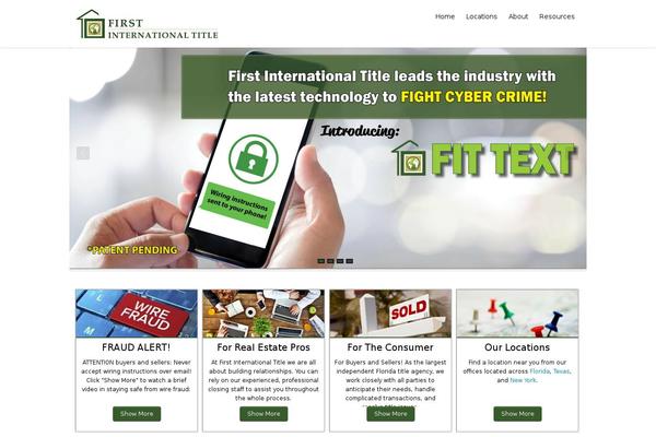 firstintitle.com site used Agency-street