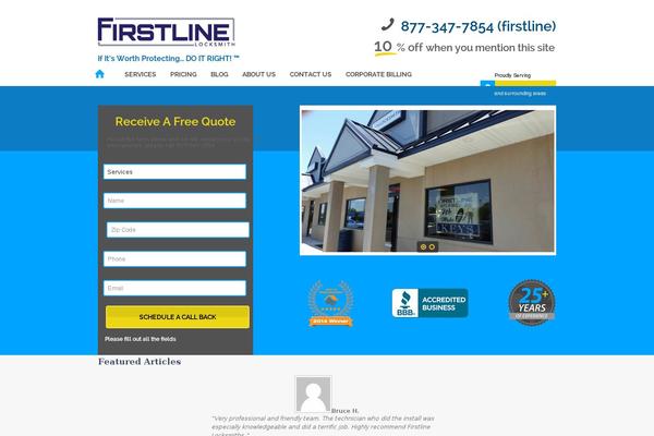 firstlinelocksmith.com site used Firstline-theme