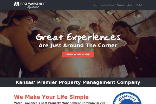 firstmanagementinc.com site used Divi