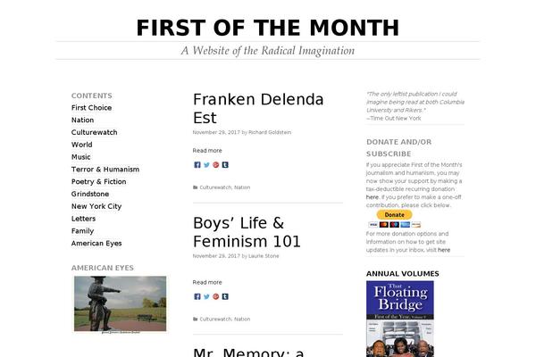 firstofthemonth.org site used Origamiez-child