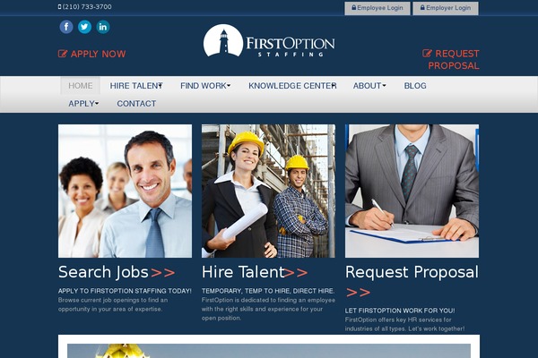 firstoptionstaffing.com site used Firstoption