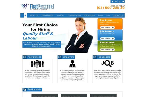 firstpersonnel.com.au site used Firstpersonnel