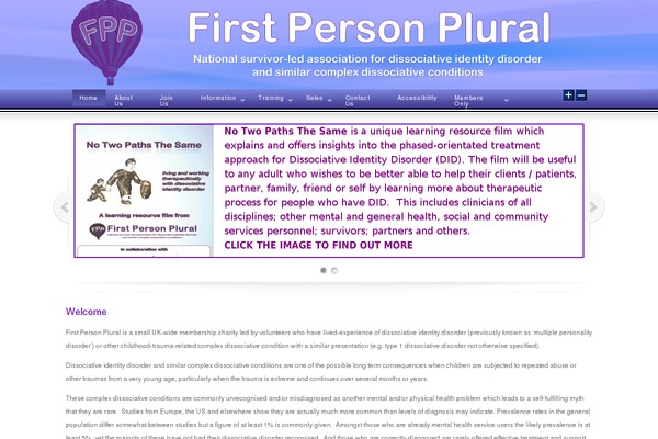 firstpersonplural.org.uk site used Fpp