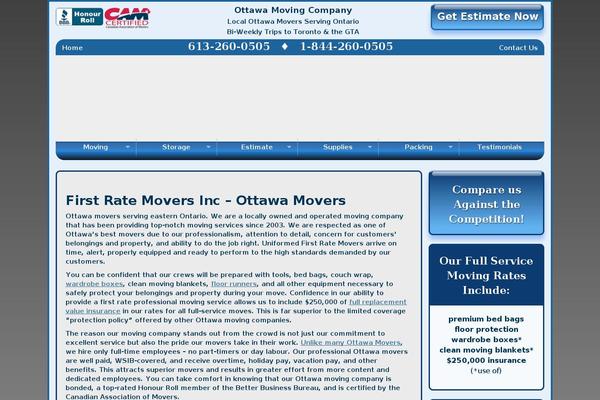 WordPress website example screenshot