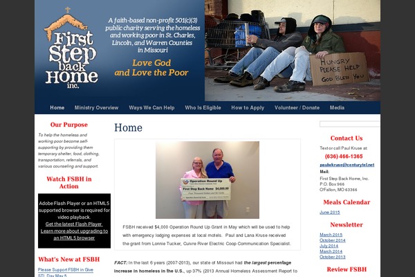 firststepbackhome.net site used Stjohns