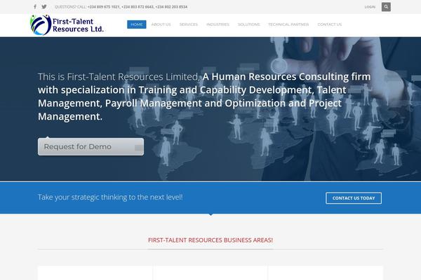WordPress website example screenshot