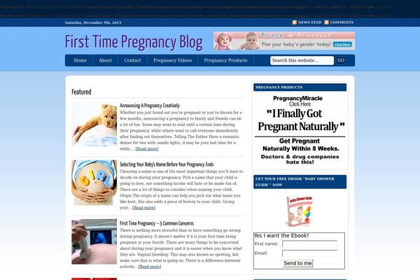 firsttimepregnancy.info site used Streamline_enhanced