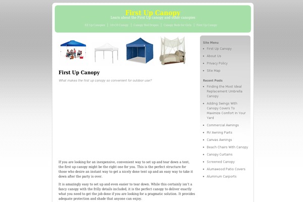 WordPress website example screenshot