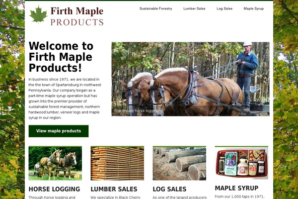 firthmapleproducts.com site used Firthgreen