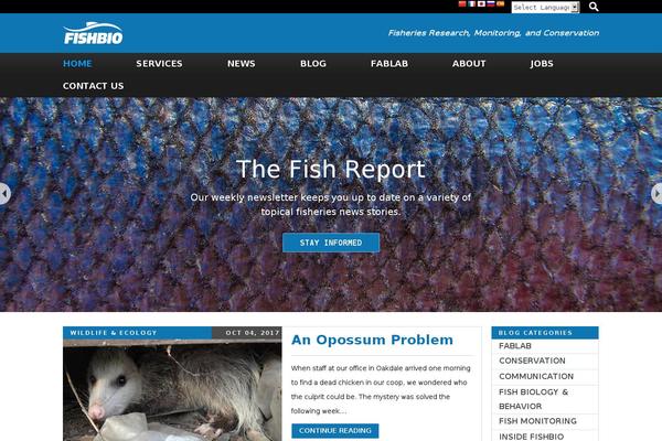 fishbio.com site used Fishbio