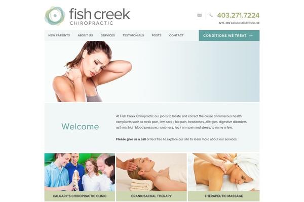 fishcreekchiropractic.ca site used Fishcreekchiropractic