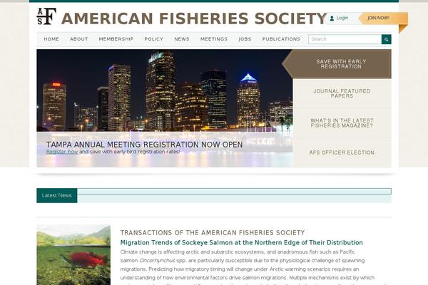 fisheries.org site used Afs-theme