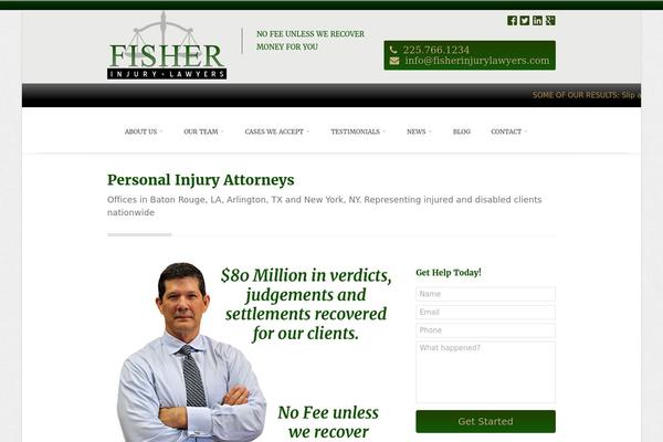 fisherinjurylawyers.com site used Fisherlaw