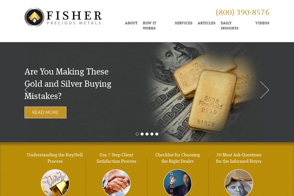 fisherpreciousmetals.com site used Fisher
