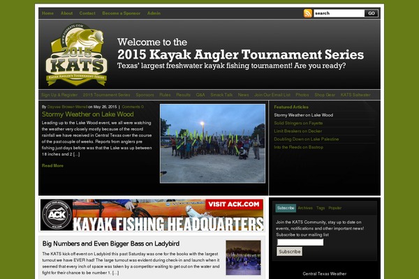 fishkats.com site used Wp-vybe