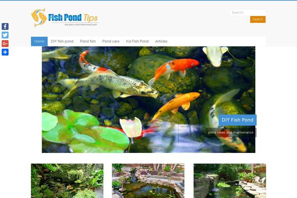 fishpondtips.com site used Accelerate Pro