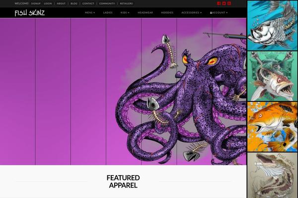 WordPress website example screenshot